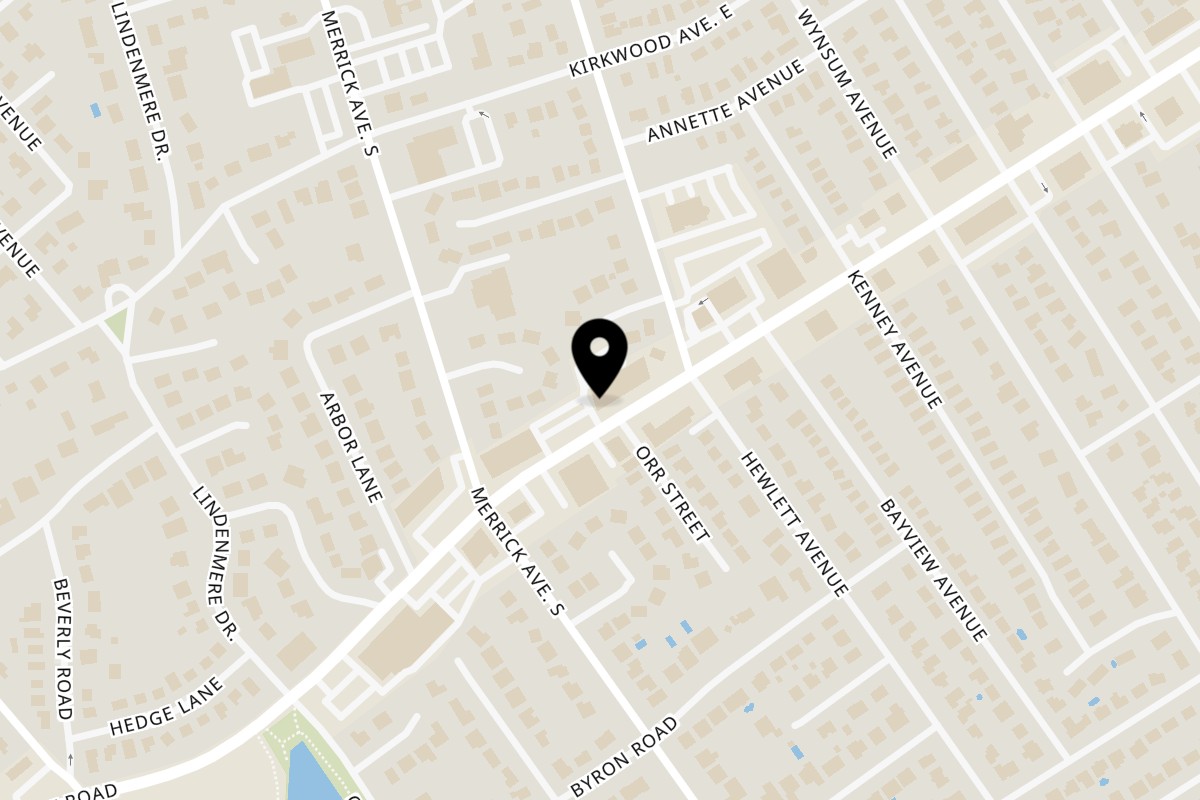 Map showing the location of Sufiya's Grill Merrick on 2057 Merrick Rd in Merrick
